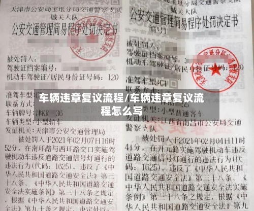 车辆违章复议流程/车辆违章复议流程怎么写