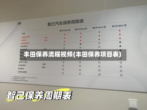 丰田保养流程视频(丰田保养项目表)