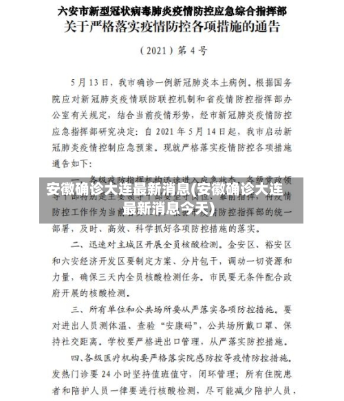 安徽确诊大连最新消息(安徽确诊大连最新消息今天)-第3张图片
