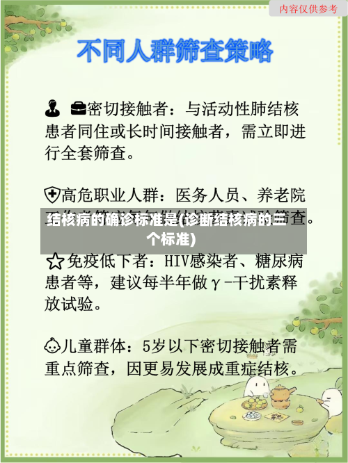 结核病的确诊标准是(诊断结核病的三个标准)-第3张图片